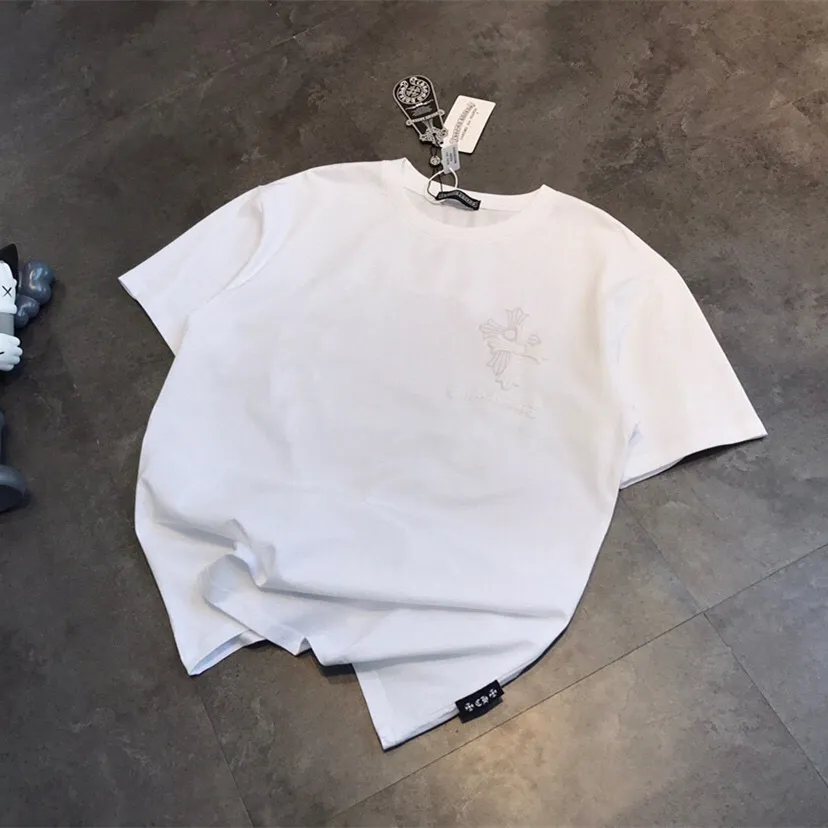 『フリーサイズ』快適 通気 クール 胸元 クラシック 発泡 クロス 花柄 綿100% オーバーラップ Tシャツ