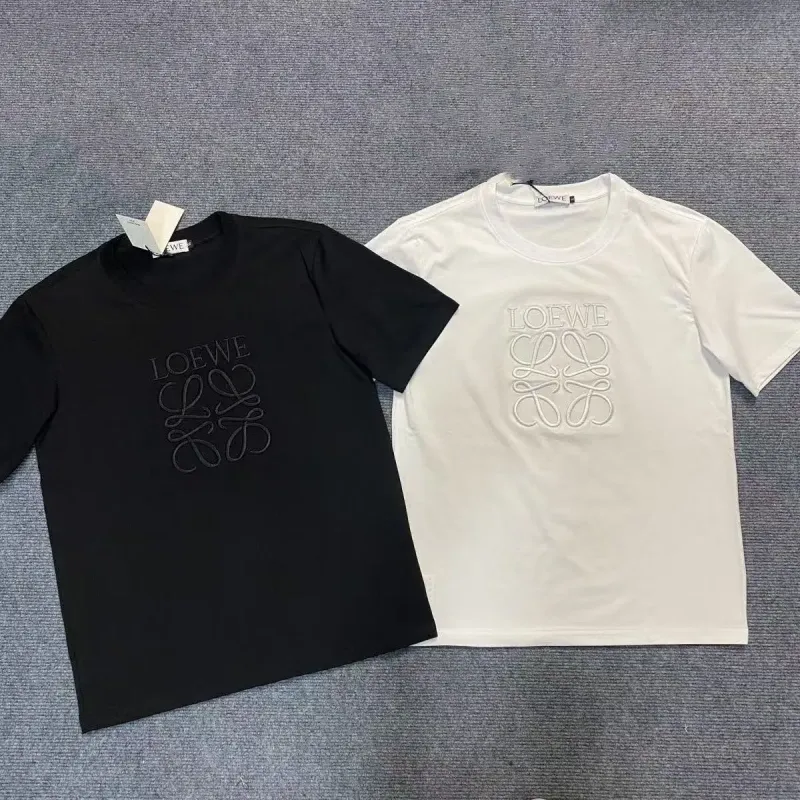 『S-4XL』新作 高品質  通気性 手触り良くシンプル カジュアル 体型カバー 爽やか印象 刺繍 Ｔシャツ