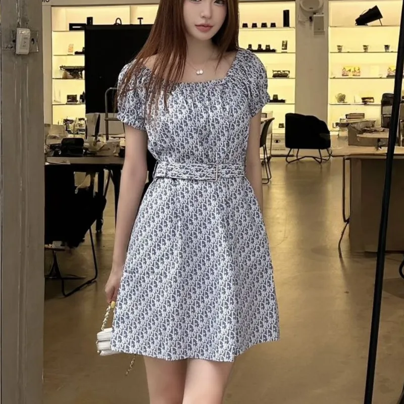 『S-L』美人度アップ トレンド 気質いい クラシック着心地良いエレガント フェミニン ワンピース