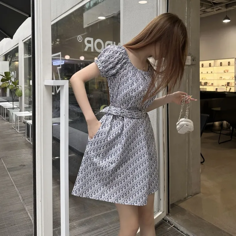 『S-L』美人度アップ トレンド 気質いい クラシック着心地良いエレガント フェミニン ワンピース