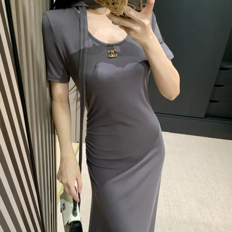 『S-L』優しい雰囲気 着心地良い ファッション セクシー エレガント気質いい細身シルエットワンピース