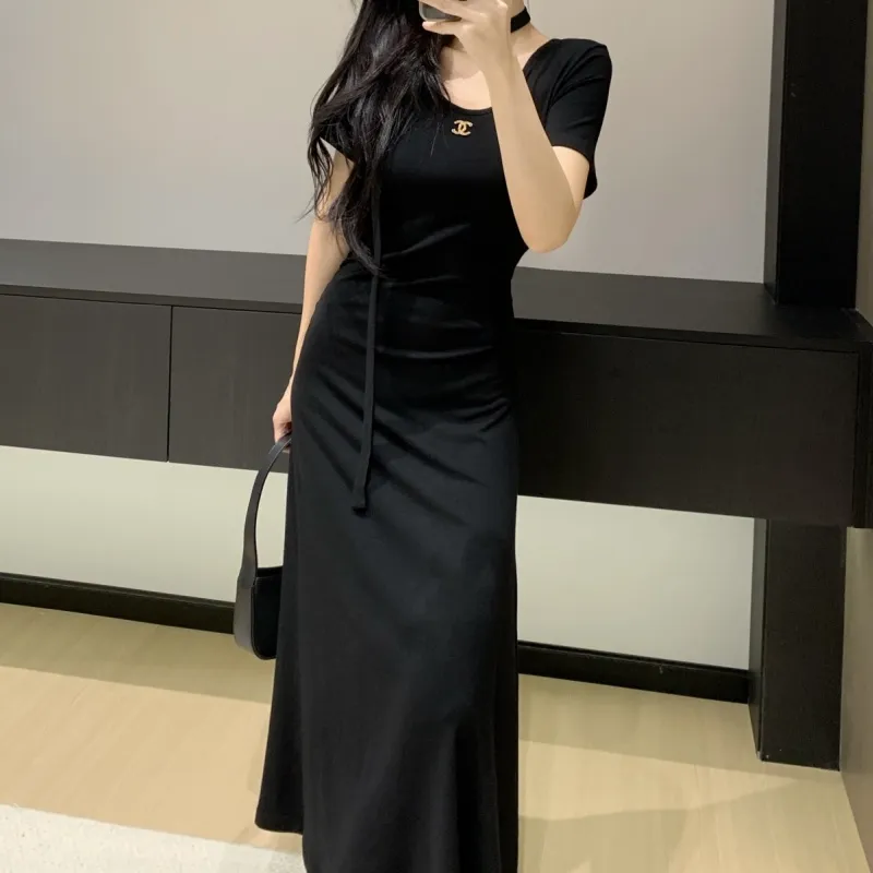 『S-L』優しい雰囲気 着心地良い ファッション セクシー エレガント気質いい細身シルエットワンピース