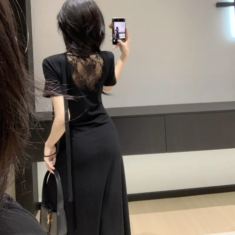 『S-L』優しい雰囲気 着心地良い ファッション セクシー エレガント気質いい細身シルエットワンピース