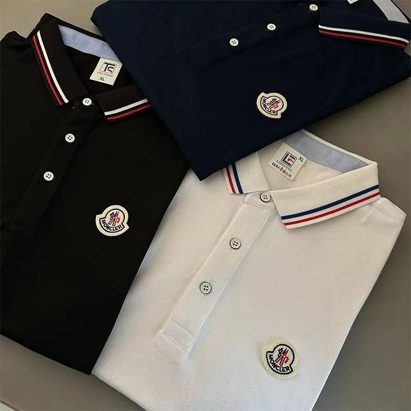 『M-4XL』上品 ファッションシンプルビジネスカジュアルに 半袖ポロシャツ