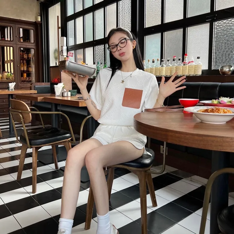 『S-L』 女子マスト 優しい雰囲気 快適 カジュアル リリーフ ジャカード  好感度UP  セットアップ