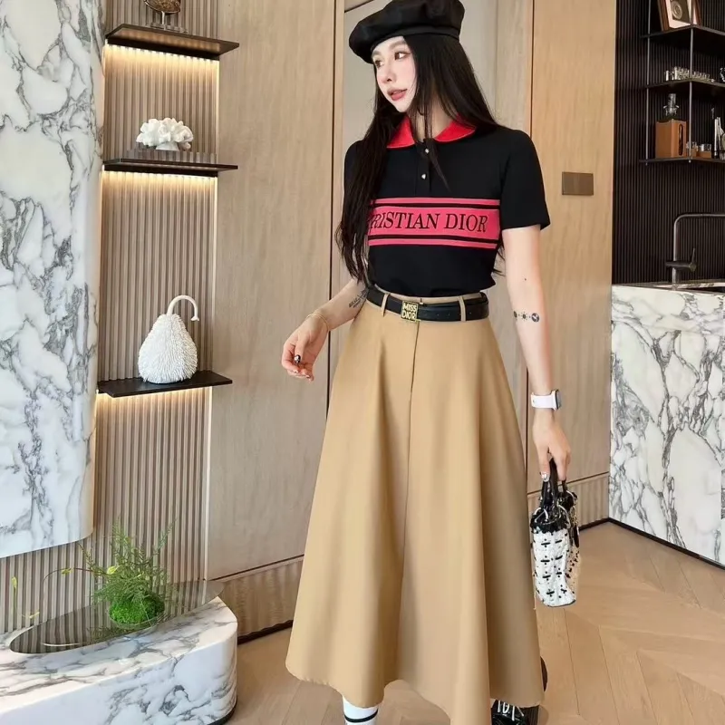 『S-L』美人度アップ 絶対欲しい 配色 優しい雰囲気 高級感 ベルト付き  セットアップ