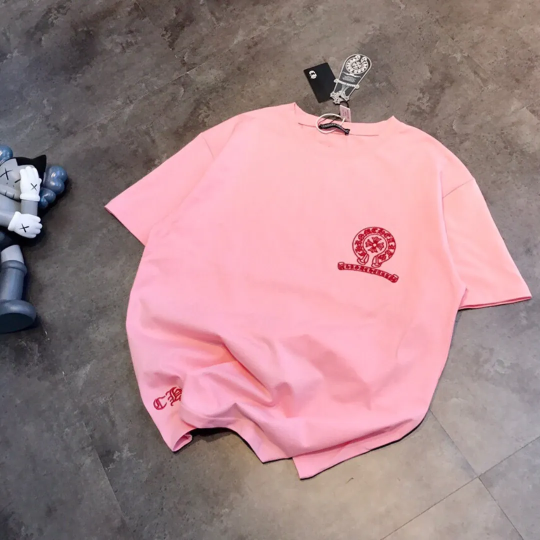 『S-M』着回し最強 話題沸騰中 カジュアル ゆったり 刺繍 メンズ レデイーズ Ｔシャツ