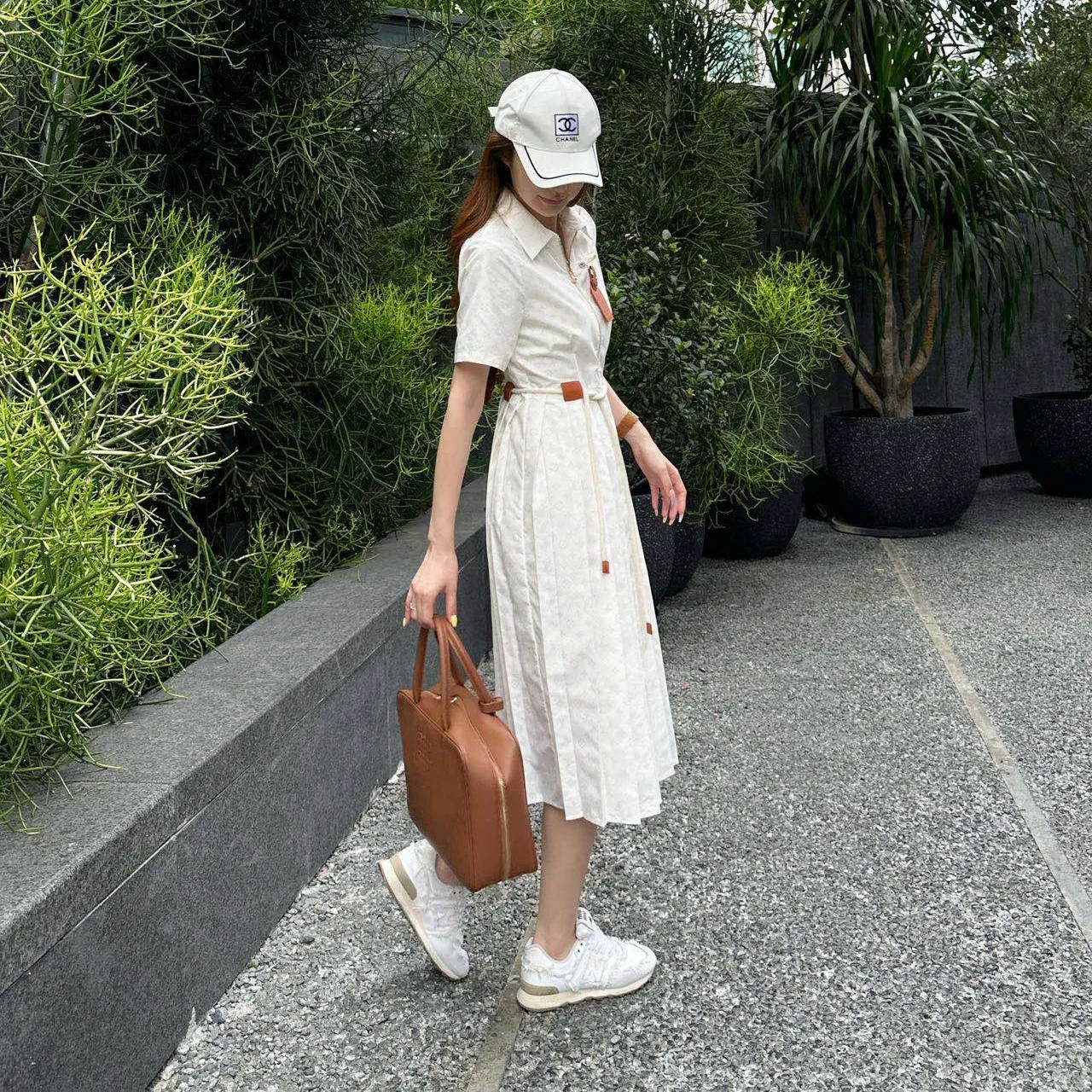 『S-L』大人気 目立つ 質感のいい シンプル ファッション リボン付け ワンピース