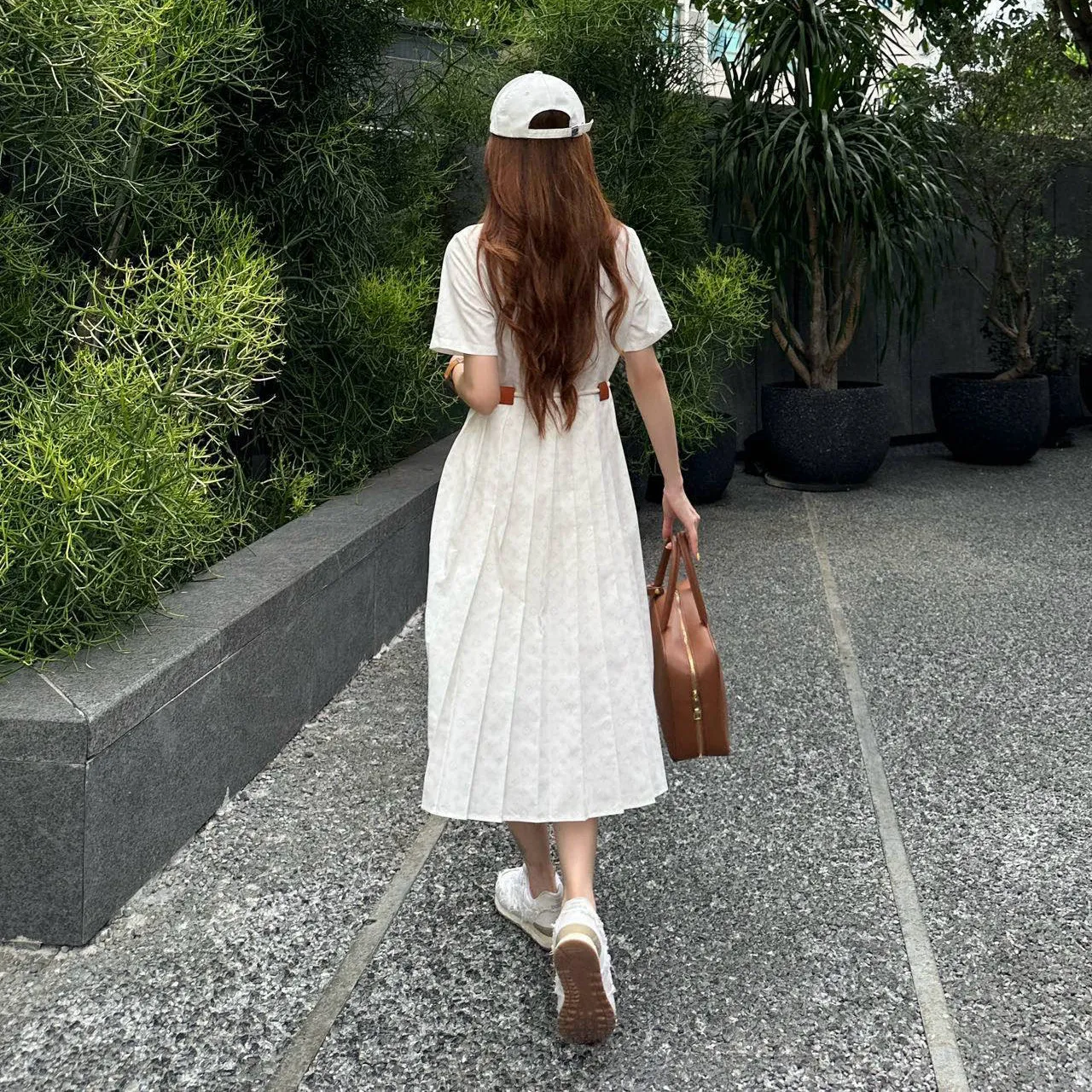 『S-L』大人気 目立つ 質感のいい シンプル ファッション リボン付け ワンピース