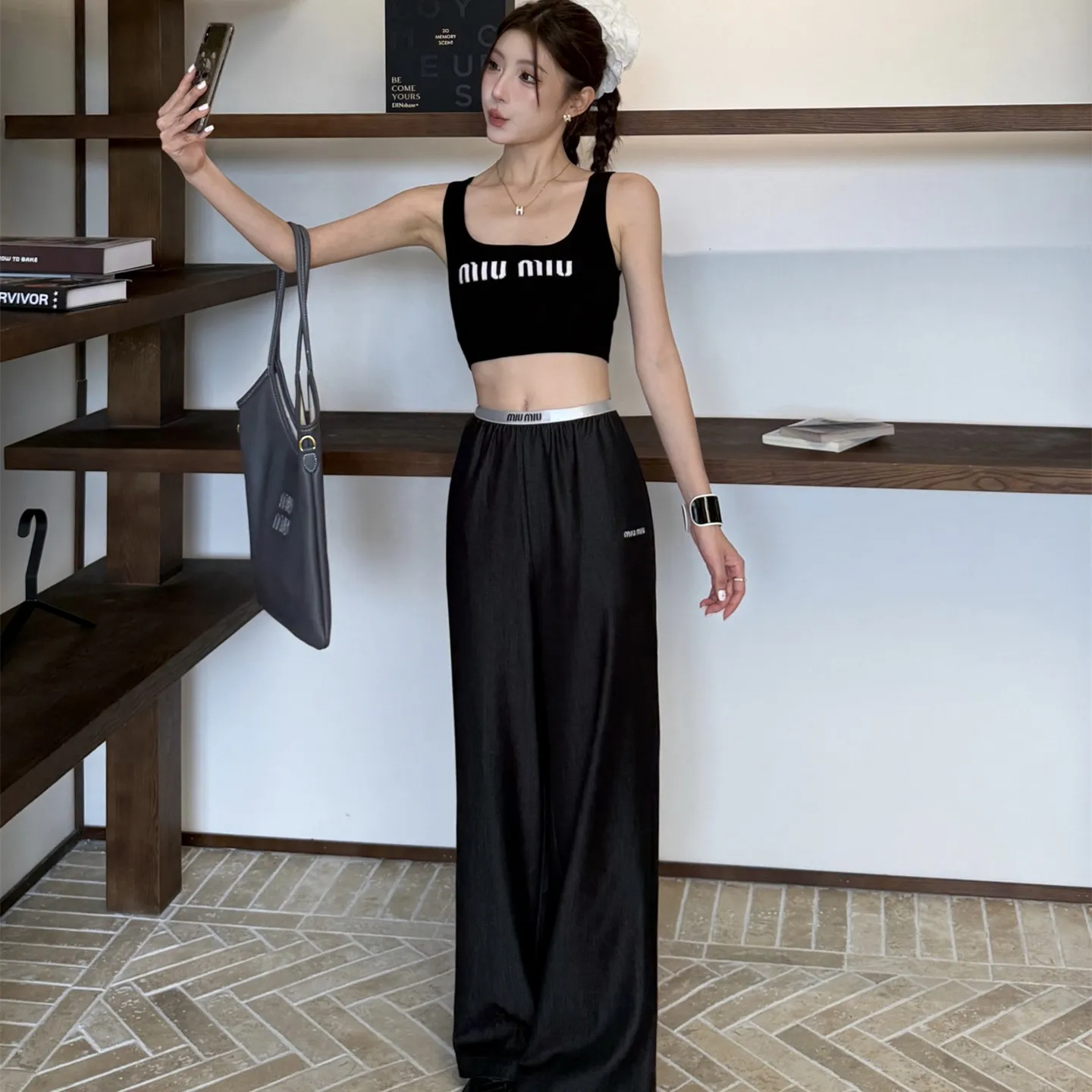 『S-L』超人気商品 合わせやすい  カジュアル ロング デニム  パンツ