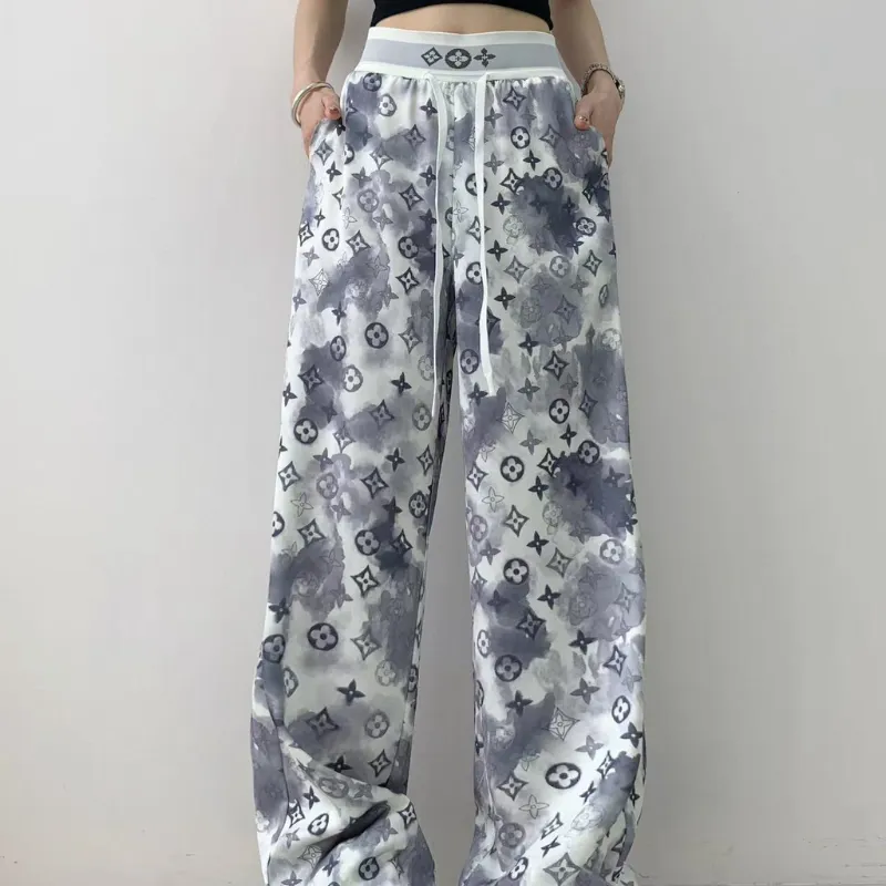 『S-L』大注目 おすすめ 質感のいい ファッション プリント カジュアルパンツ