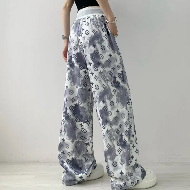 『S-L』大注目 おすすめ 質感のいい ファッション プリント カジュアルパンツ