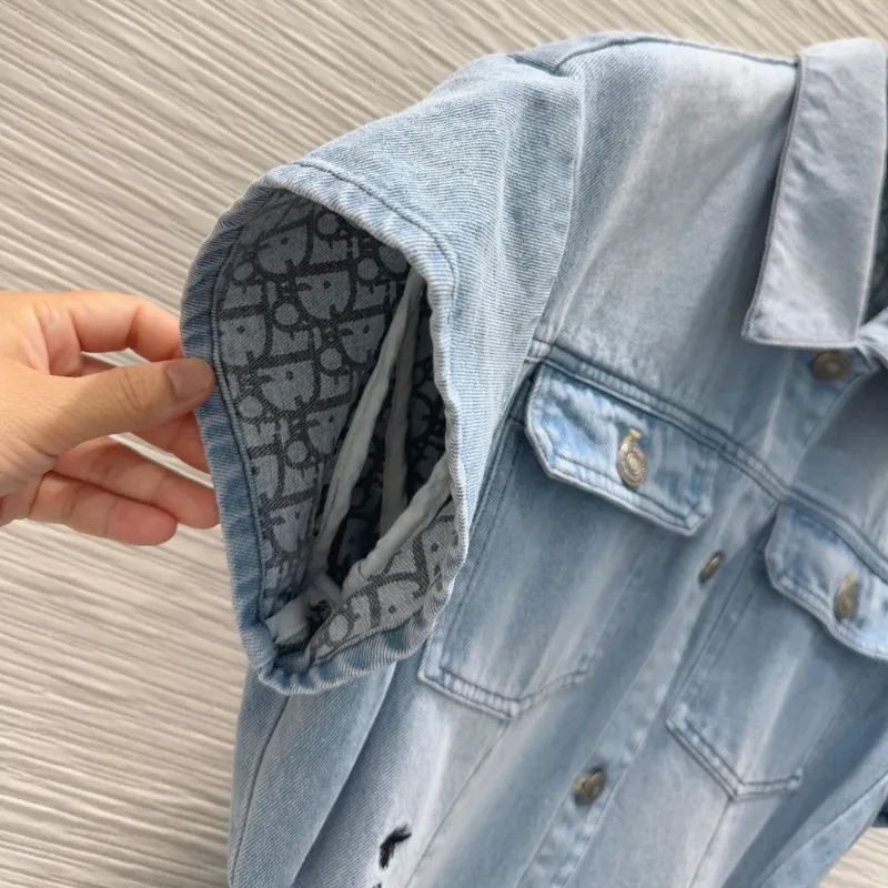 『S-L』今季も大流行 組み合わせやすい シンプル ボタン 折り襟 デニムワンピース