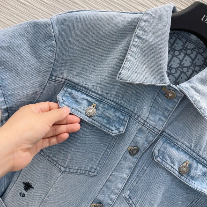 『S-L』今季も大流行 組み合わせやすい シンプル ボタン 折り襟 デニムワンピース