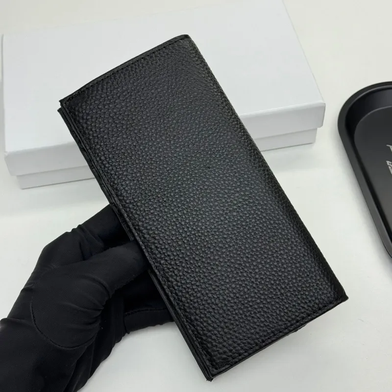 絶対流行 ファッション 高品質 精巧なハンドメイド ブラック 財布