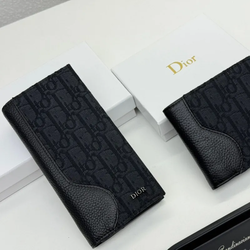 絶対流行 ファッション 高品質 精巧なハンドメイド ブラック 財布