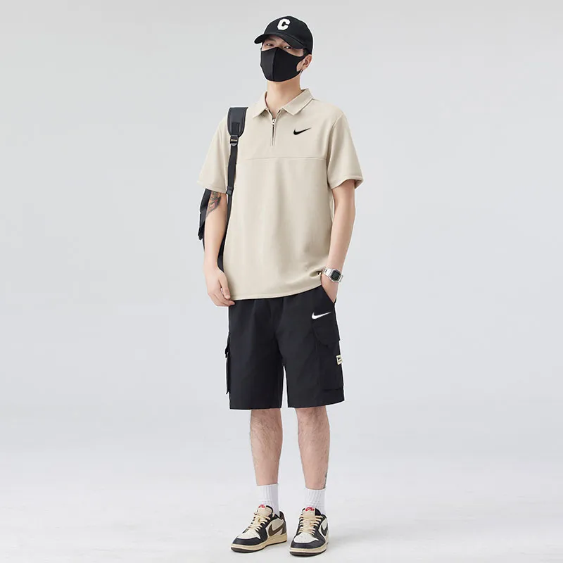 『M-4XL』超人気商品 高級感 カジュアル スポーツ 折り襟 セットアップ