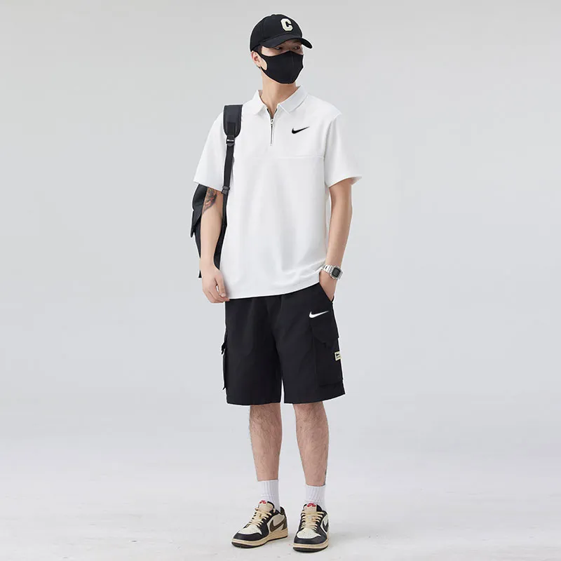 『M-4XL』超人気商品 高級感 カジュアル スポーツ 折り襟 セットアップ