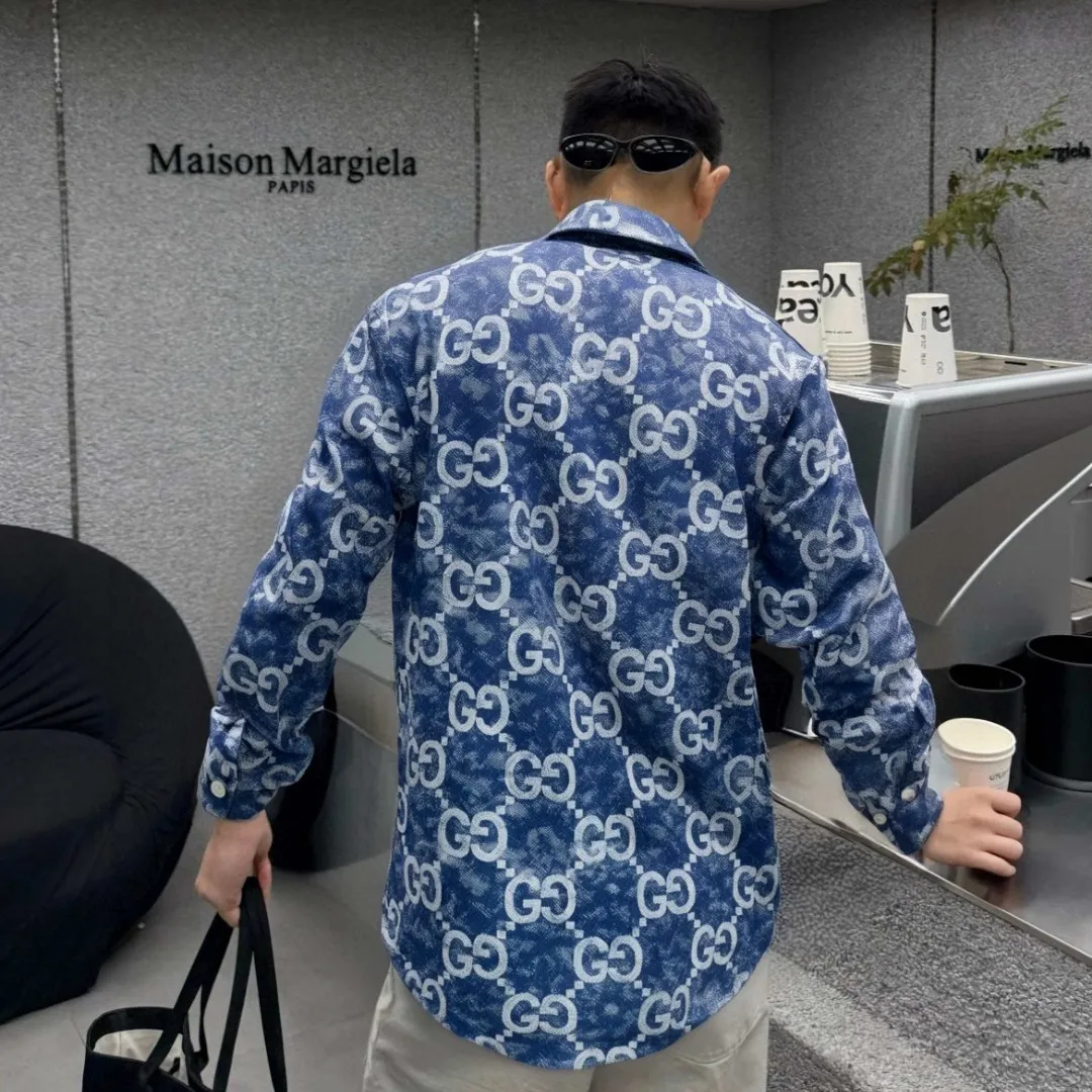 『 M-2XL』一枚で決まる 大人カジュアル ポケット付き シャツ