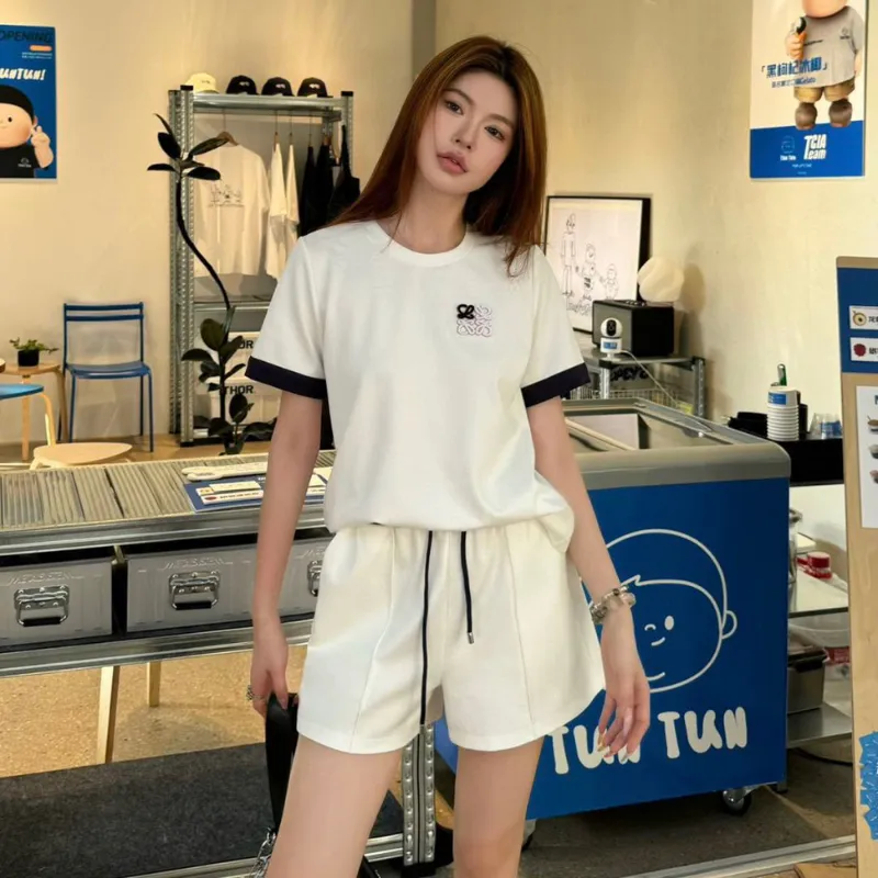 『S-L』大好評 超人気商品 スポーツスタイル クール ラウンドネック セットアップ