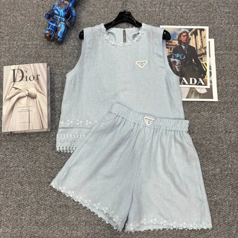 『S-L』大注目 おすすめ 美人度アップ ファッション エレガント ノースリーブ セットアップ