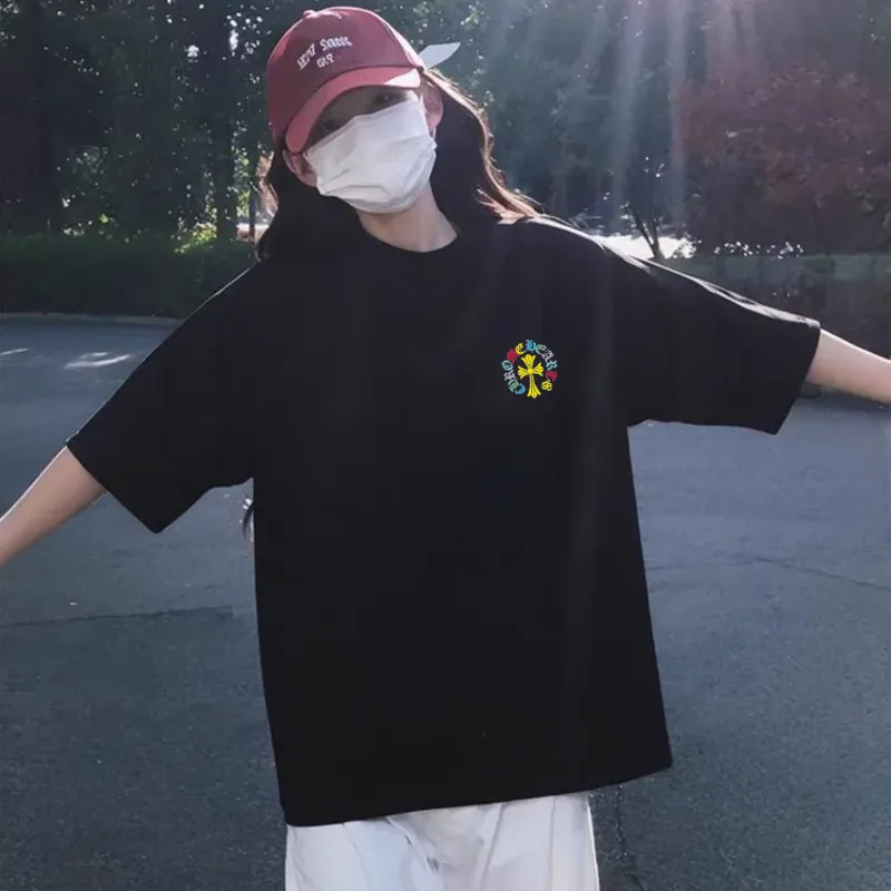 『S-4XL』大活躍 おすすめ 合わせやすい ストリート プリント プルオーバー Tシャツ