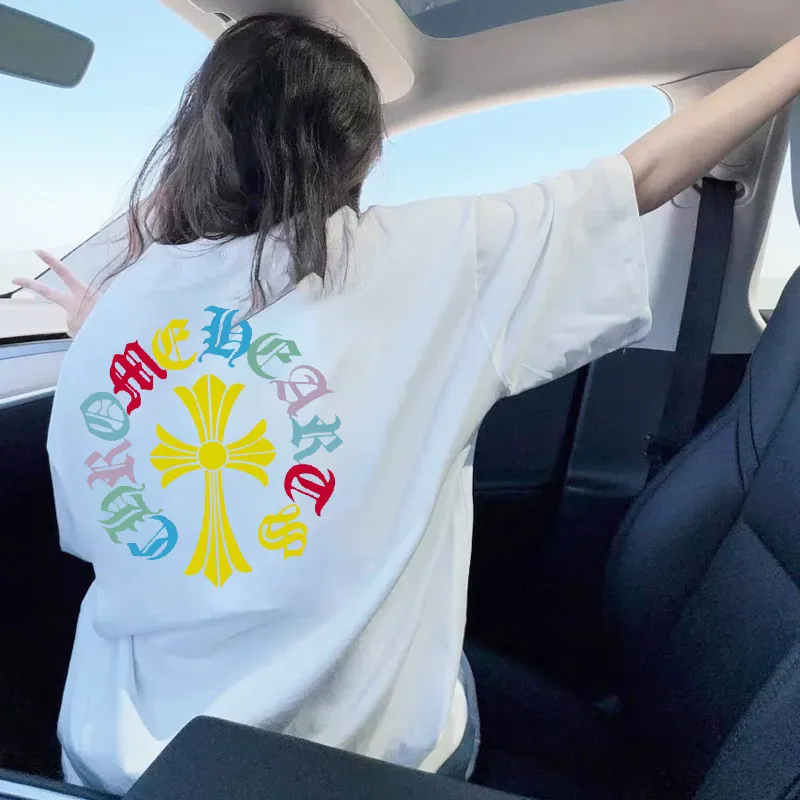 『S-4XL』大活躍 おすすめ 合わせやすい ストリート プリント プルオーバー Tシャツ