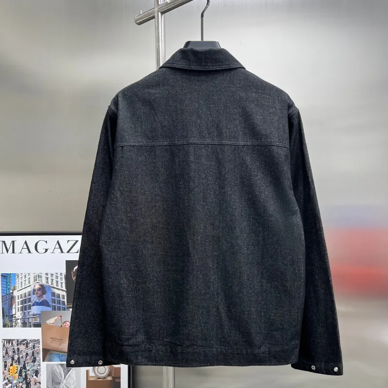 『M-3XL』人気爆発中 着回し最強 トレンド ボタン デニム 折り襟 アウター