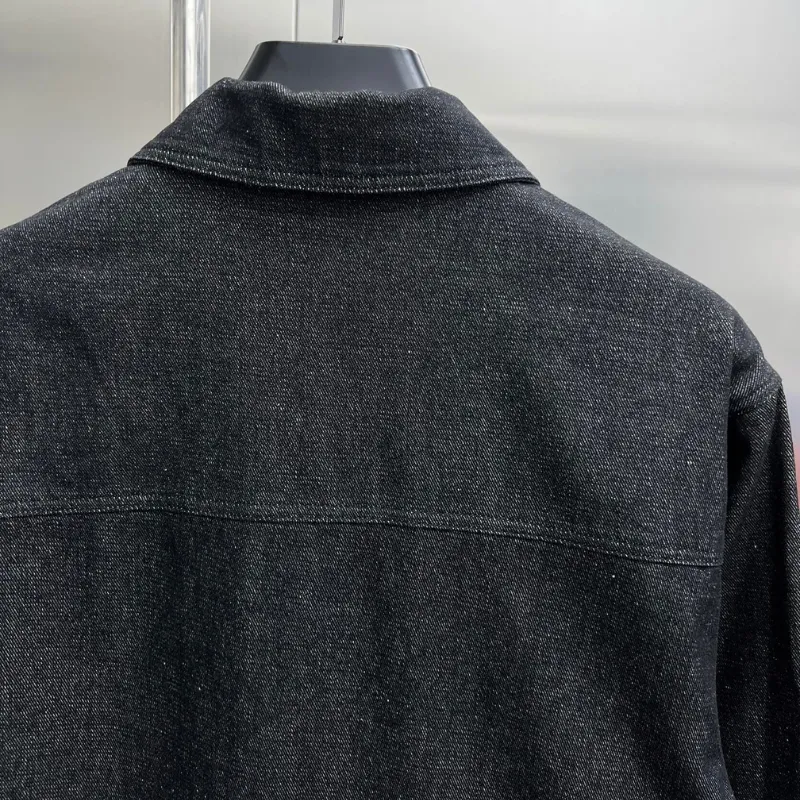 『M-3XL』人気爆発中 着回し最強 トレンド ボタン デニム 折り襟 アウター