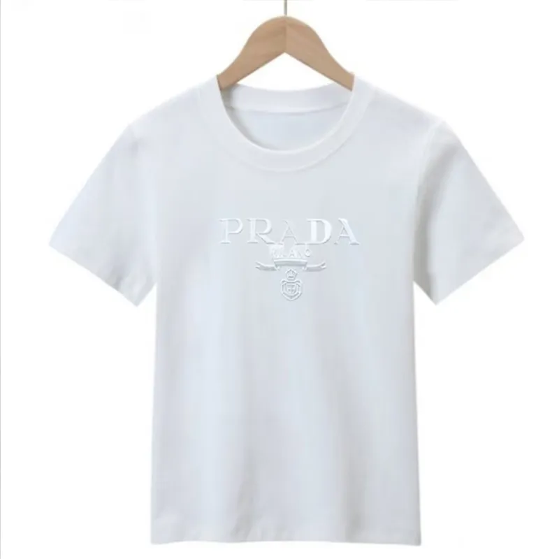 『M-XL』元気いっぱい シンプル 着瘦せ 気質満点 高品質 着回し力抜群 刺繍Ｔシャツ