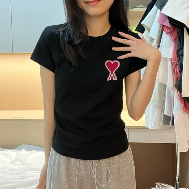 『M-XL』今季も大流行 着心地良い ファッション 着やせ効果 合わせやすい 通気性 刺繍Ｔシャツ