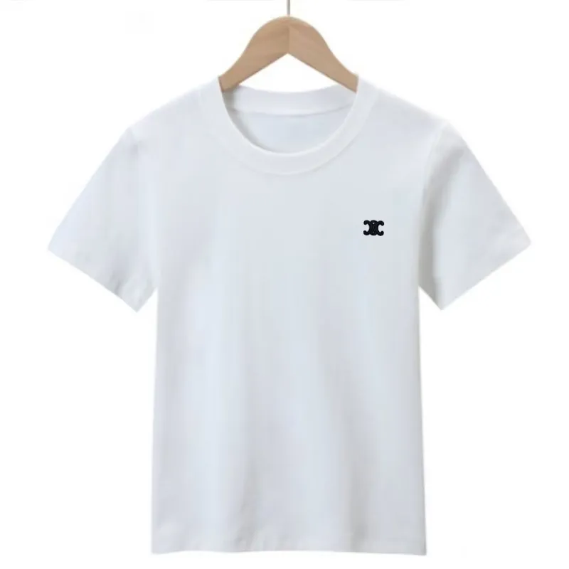 『M-XL』目立つ ファッション シンプル 着心地良い エレガント 着瘦せ 刺繍 正肩Tシャツ
