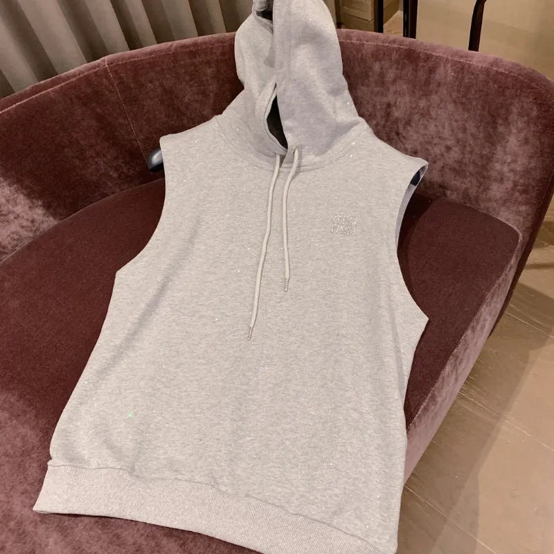 『S-L』大活躍 超人気商品 ノームコア ノースリーブ フード付き セットアップ-副本