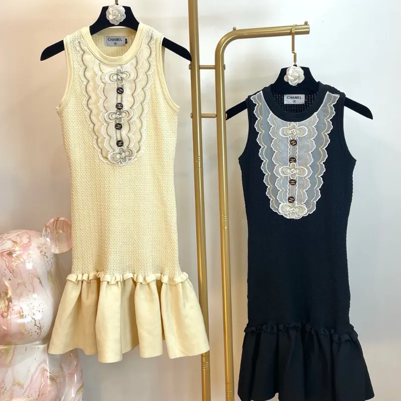 『 フリーサイズ』超人気商品 女子マスト 大注目 キレカジ フリル ニット ワンピース