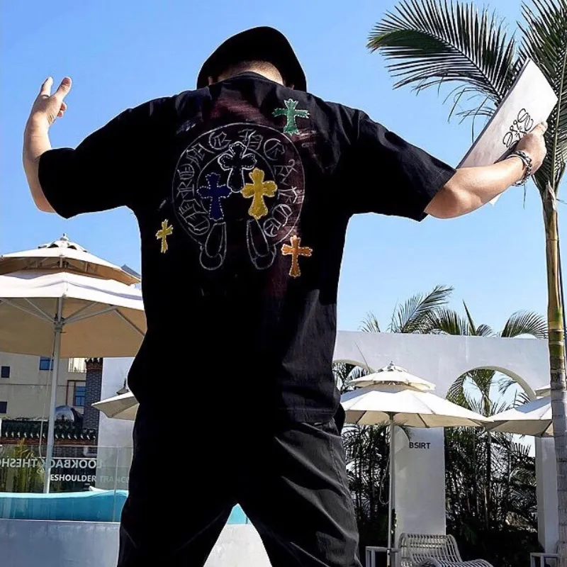 『M-XL』今季も大流行 大注目 組み合わせやすい トレンド カジュアル プリント Tシャツ