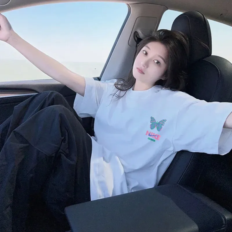 『S-4XL』話題沸騰中 気質満点 取り入れたい ファッション スウィート プリント Tシャツ