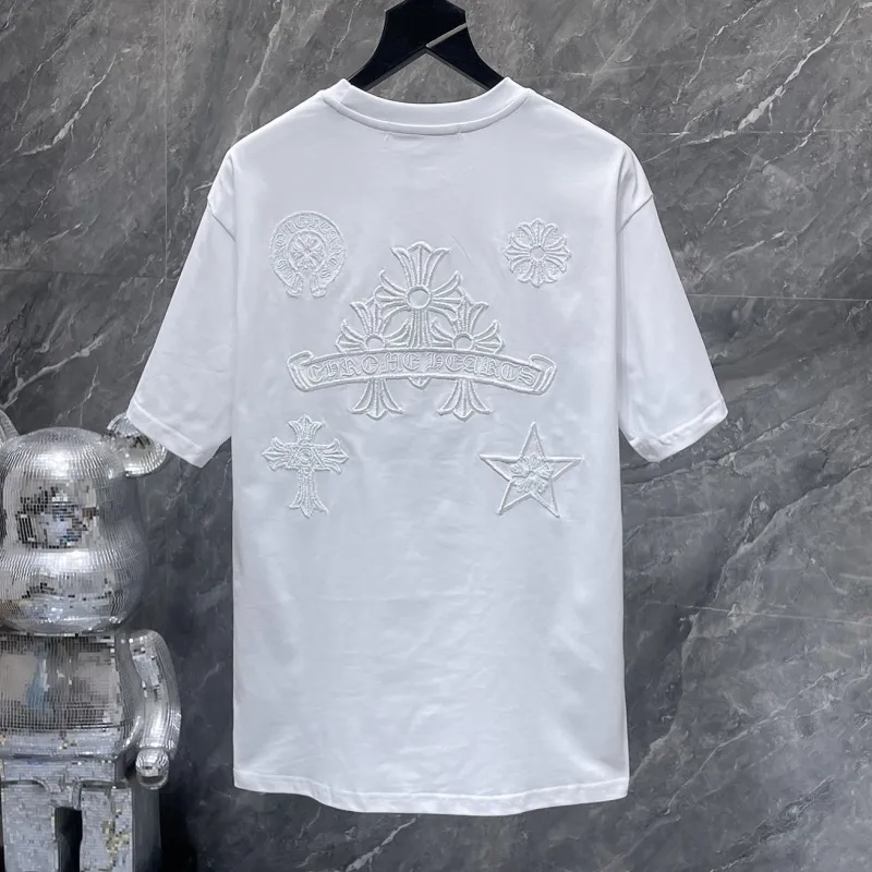 『S-XL』雑誌掲載商品 真空刺繍 重厚な刺繍 大きなパターン Tシャツ