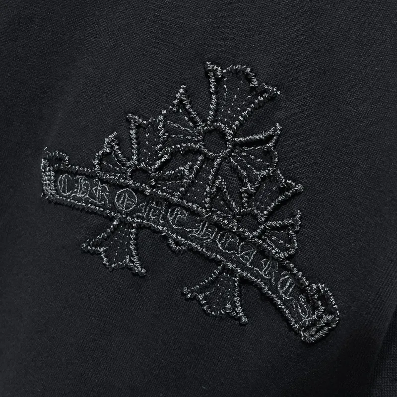 『S-XL』雑誌掲載商品 真空刺繍 重厚な刺繍 大きなパターン Tシャツ