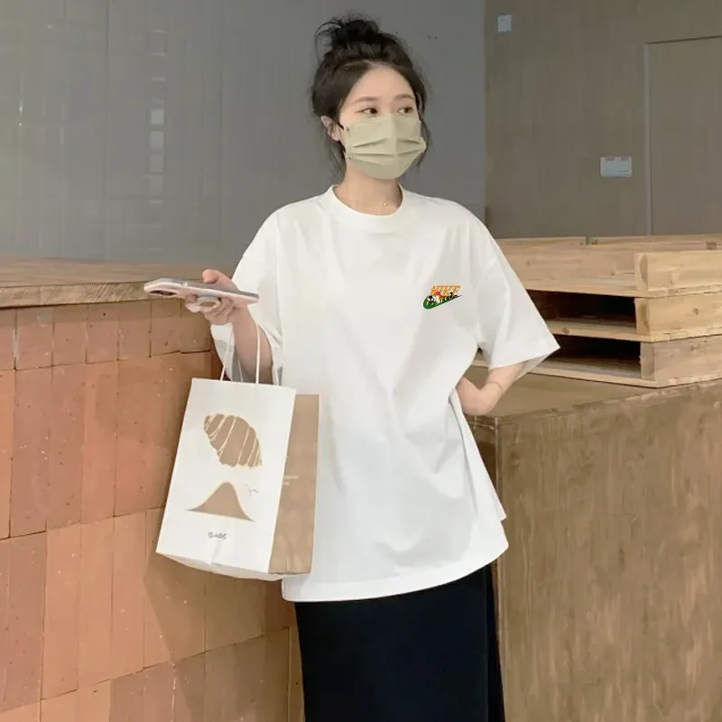 『S-4XL』激売れ中 美人度アップ 手触り良く トレンド ストリート プリント Tシャツ