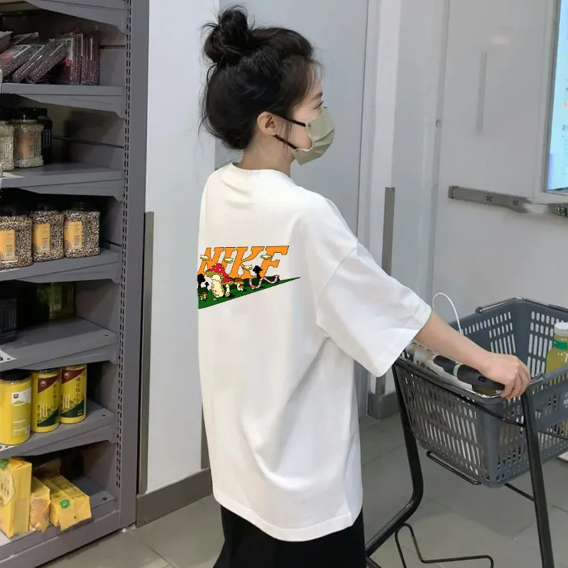 『S-4XL』激売れ中 美人度アップ 手触り良く トレンド ストリート プリント Tシャツ