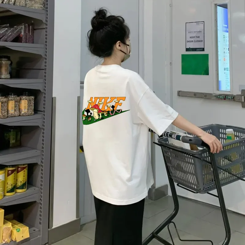 『S-4XL』激売れ中 美人度アップ 手触り良く トレンド ストリート プリント Tシャツ