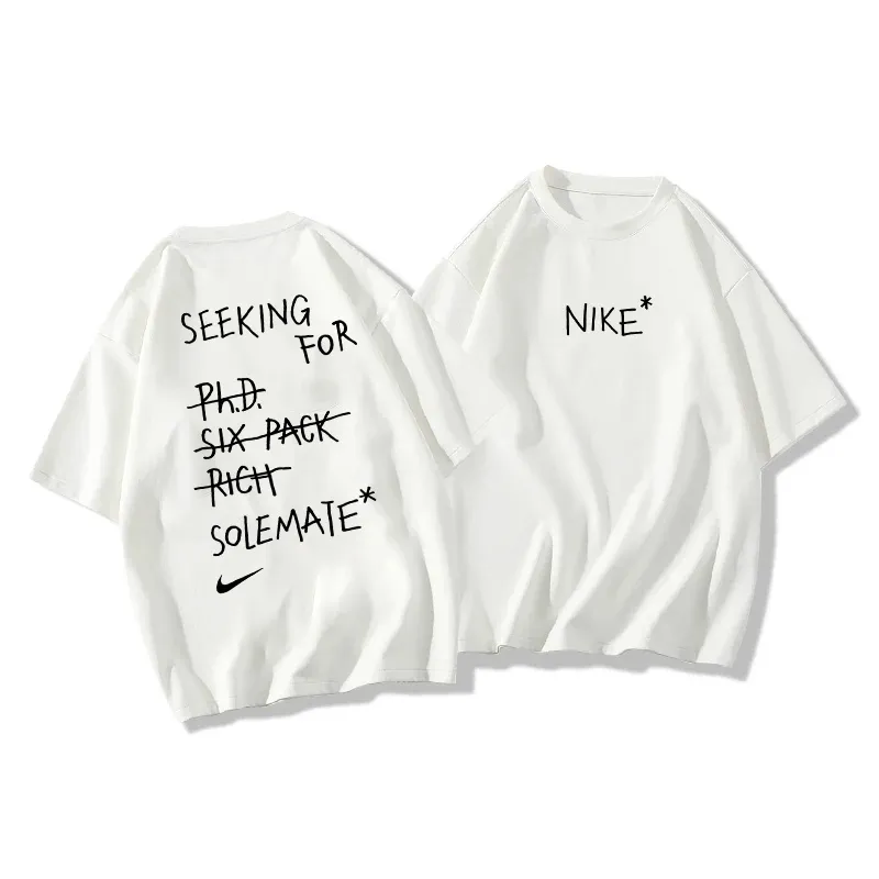 『S-4XL』人気上昇中 絶対流行 大好評 クール シンプル プリント Tシャツ