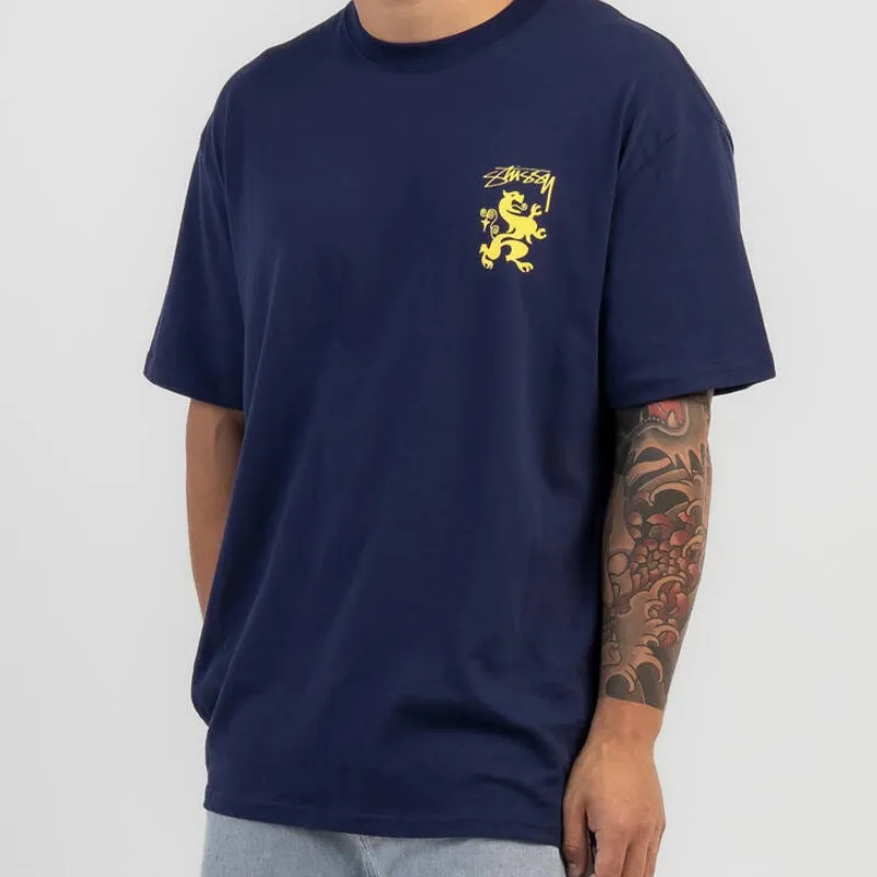 『S-4XL』数量限定 綿100% リブ編みのクルーネック Tシャツ