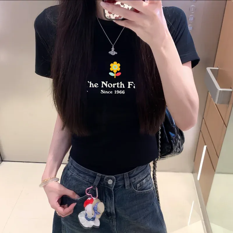 『S-2XL』人気爆発中 元気いっぱい 圧倒的セクシー ファッション カジュアル プリント Tシャツ