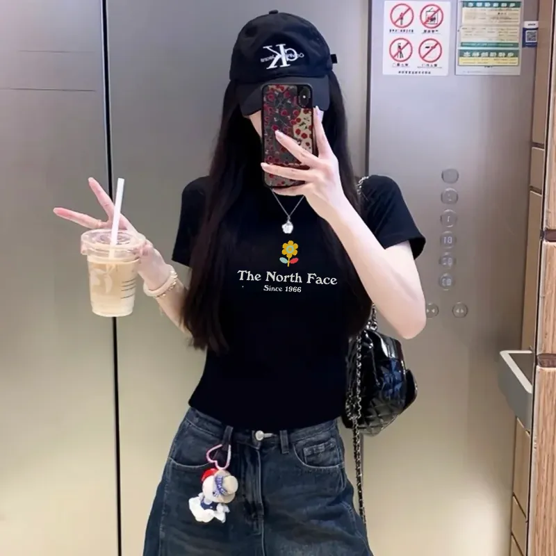 『S-2XL』人気爆発中 元気いっぱい 圧倒的セクシー ファッション カジュアル プリント Tシャツ