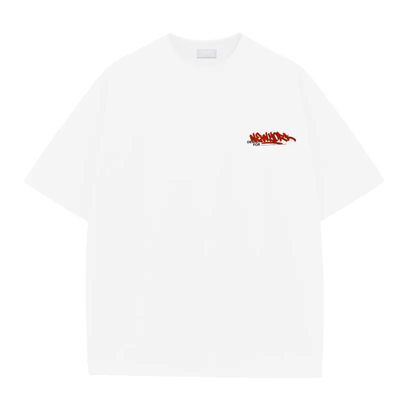 『S-4XL』今季マストバイ オーバーサイズド コットン Tシャツ Graffiti ブラック Tシャツ