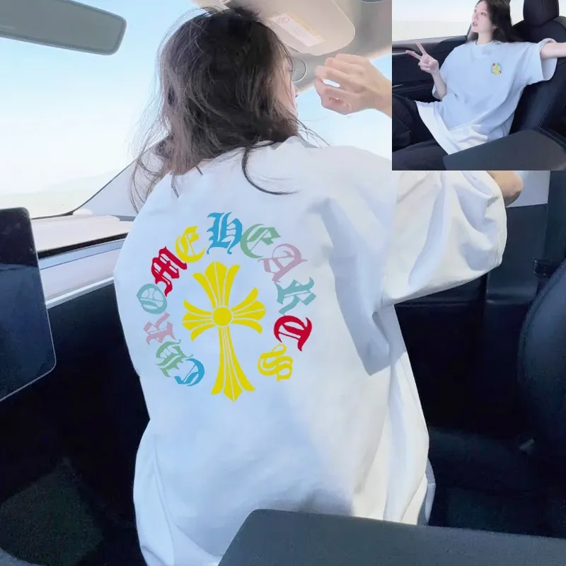『S-4XL』大活躍 おすすめ 合わせやすい ストリート プリント プルオーバー Tシャツ